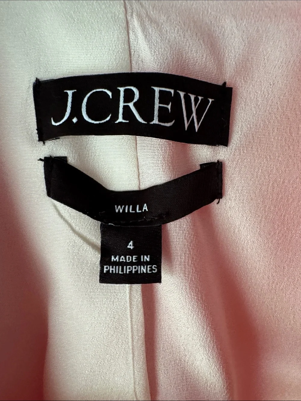 J. Crew Orange-Red Single-Breasted Blazer